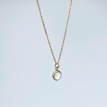 Cadena con nácar