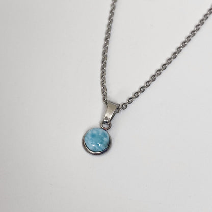 Cadena con larimar