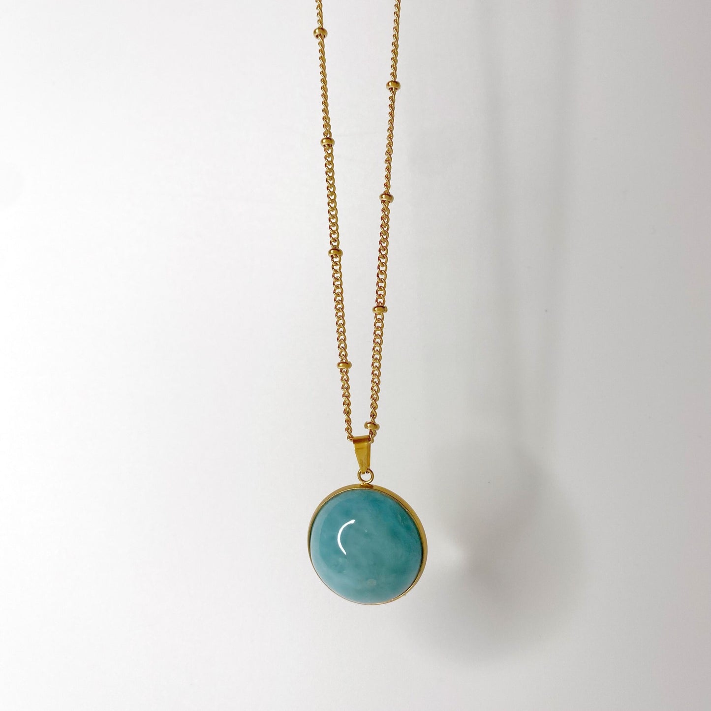 Cadena con larimar