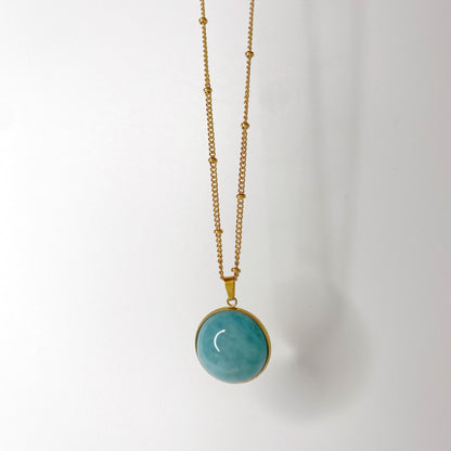 Cadena con larimar