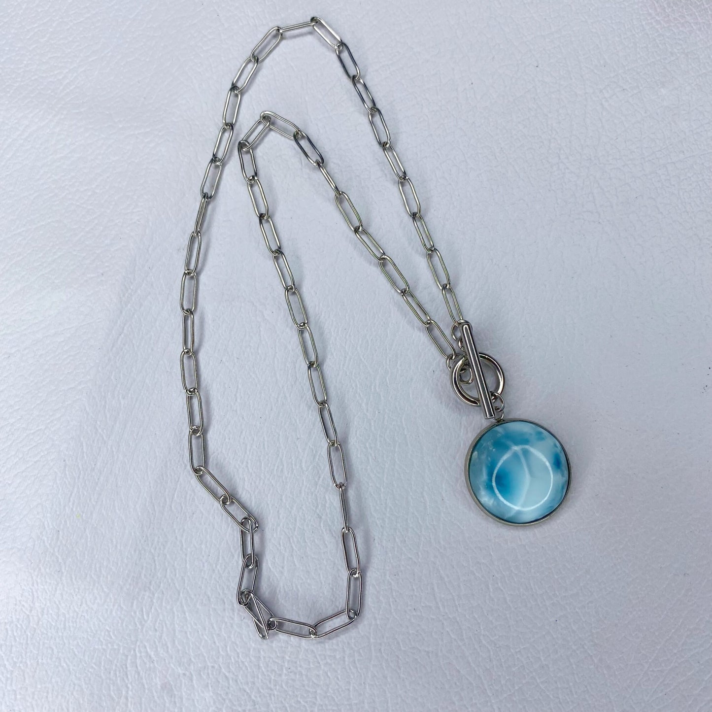Cadena con larimar