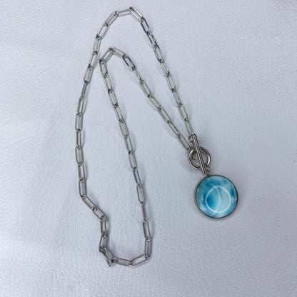 Cadena con larimar