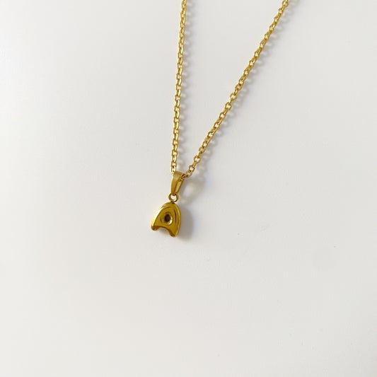Cadena con letra burbuja