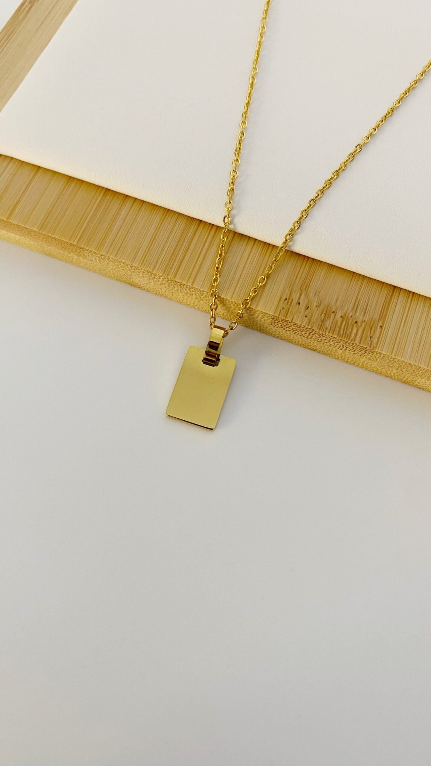 Placa rectangular personalizada