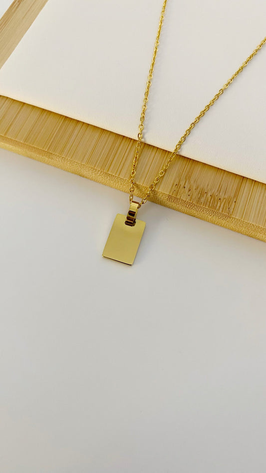Placa rectangular personalizada