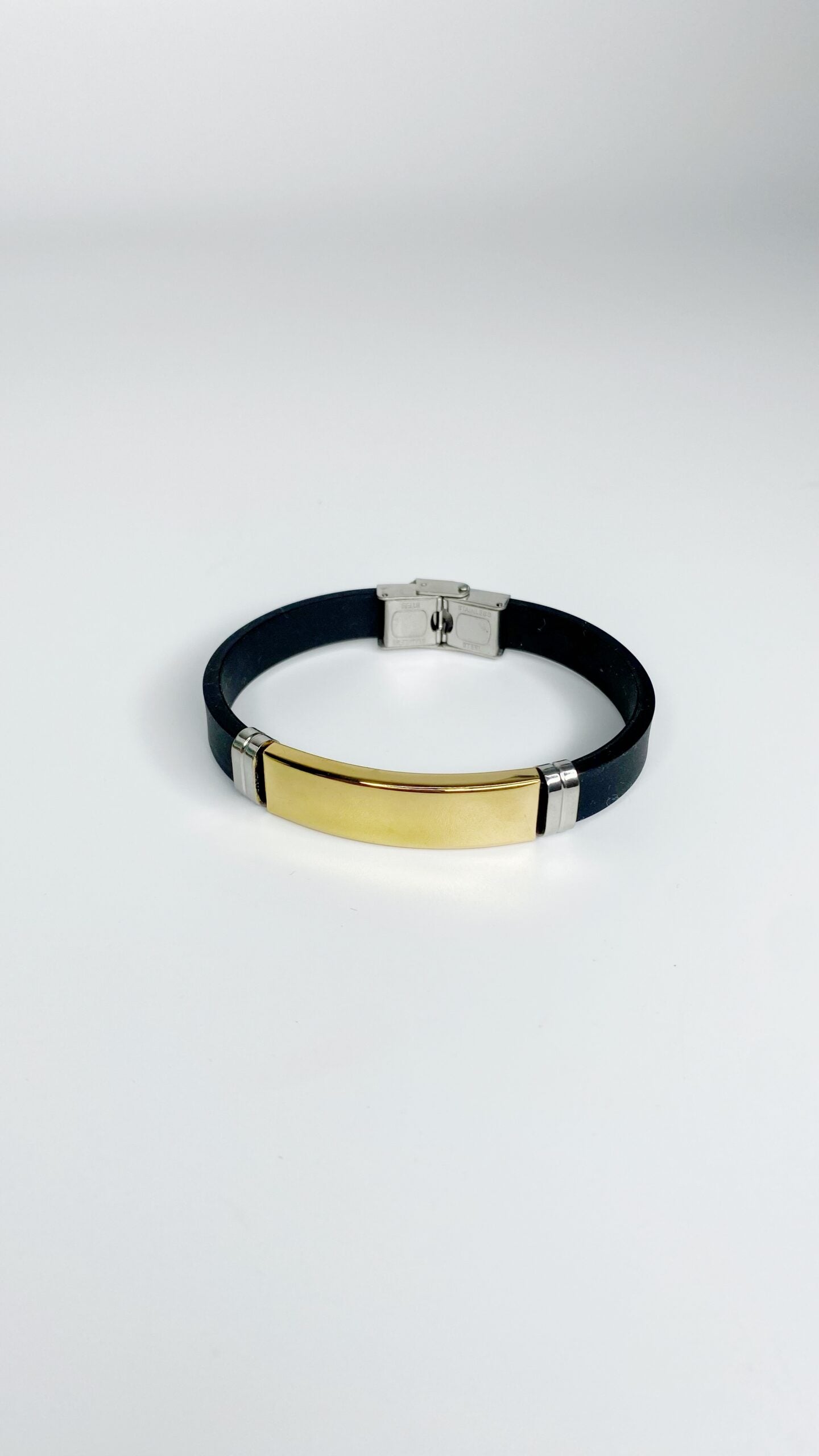 Pulsera con placa rectangular personalizado