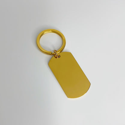 Llavero rectangular personalizado