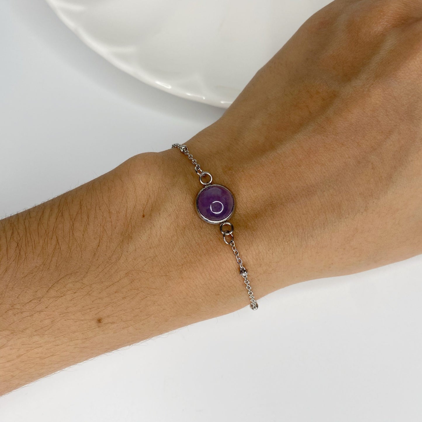 Pulsera con amatista