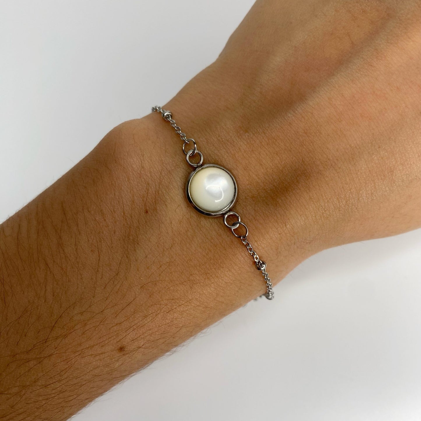 Pulsera con nácar