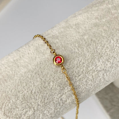 Pulsera con zirconia