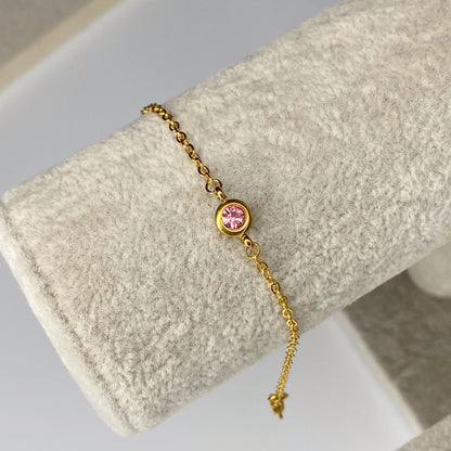 Pulsera con zirconia