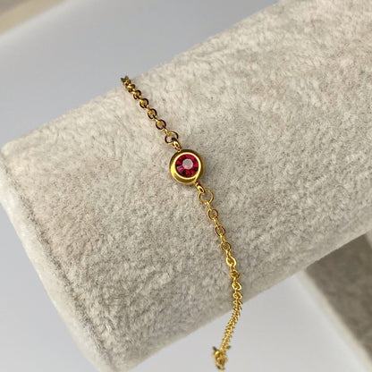 Pulsera con zirconia