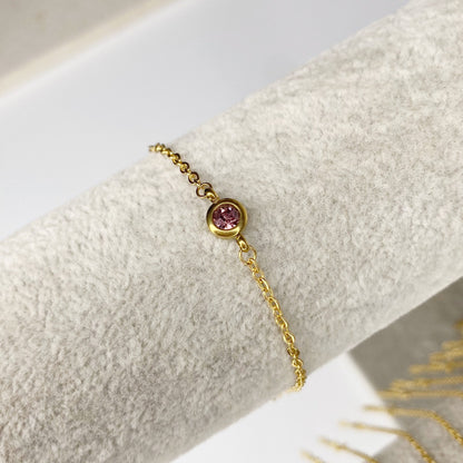 Pulsera con zirconia