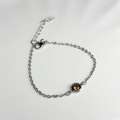 Pulsera con zirconia