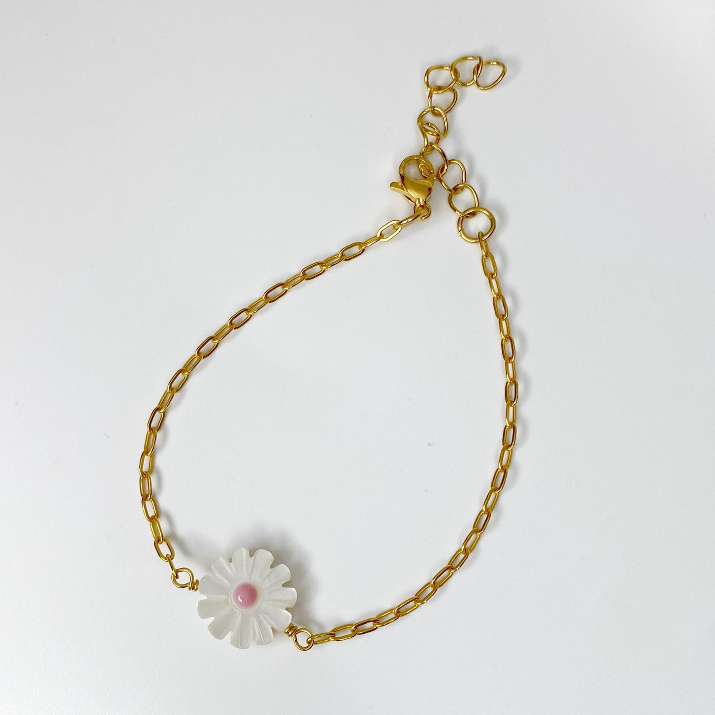Pulsera de margarita de nácar