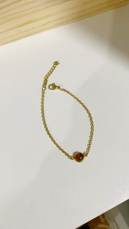 Pulsera con ámbar