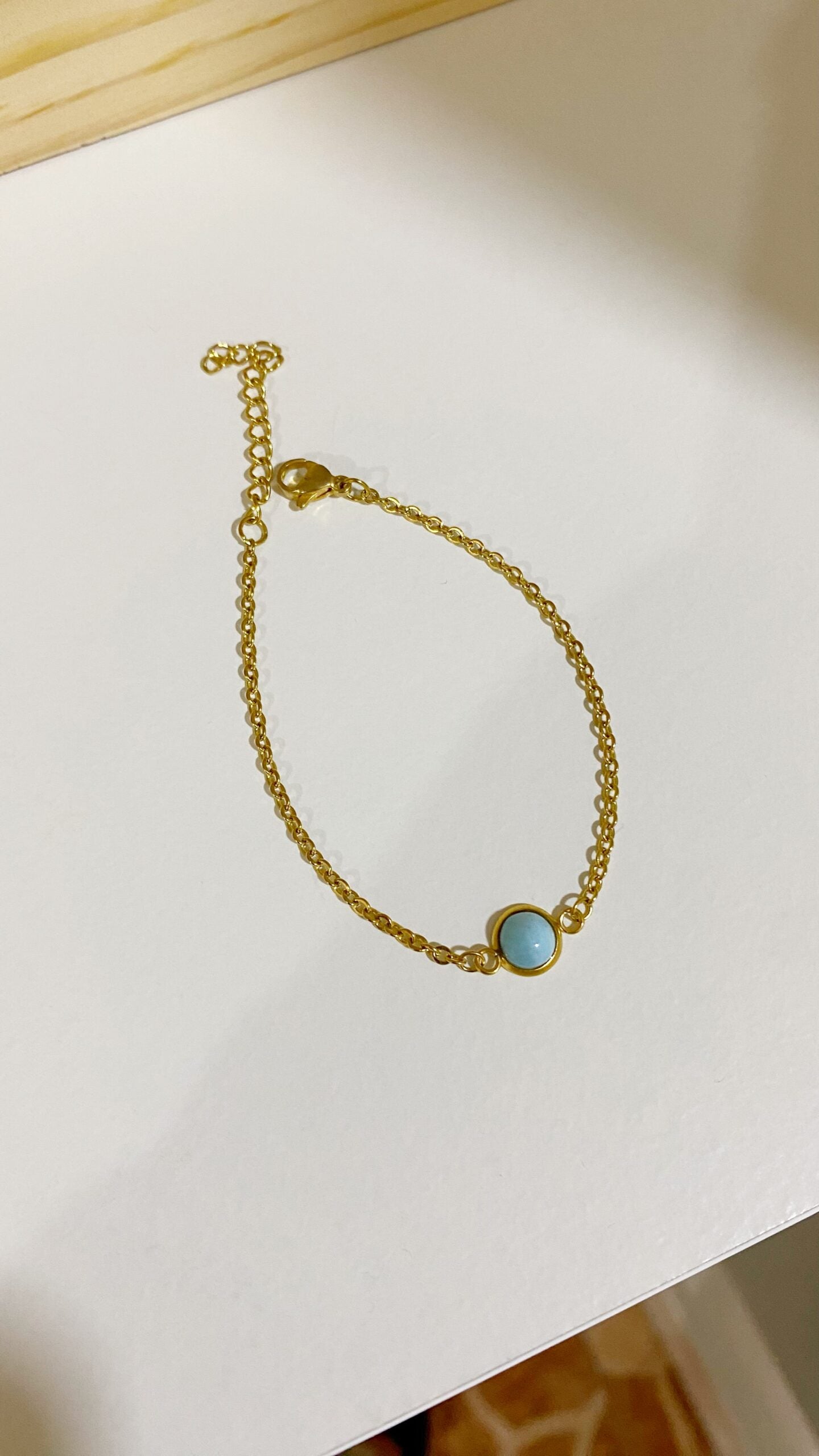 Pulsera con larimar