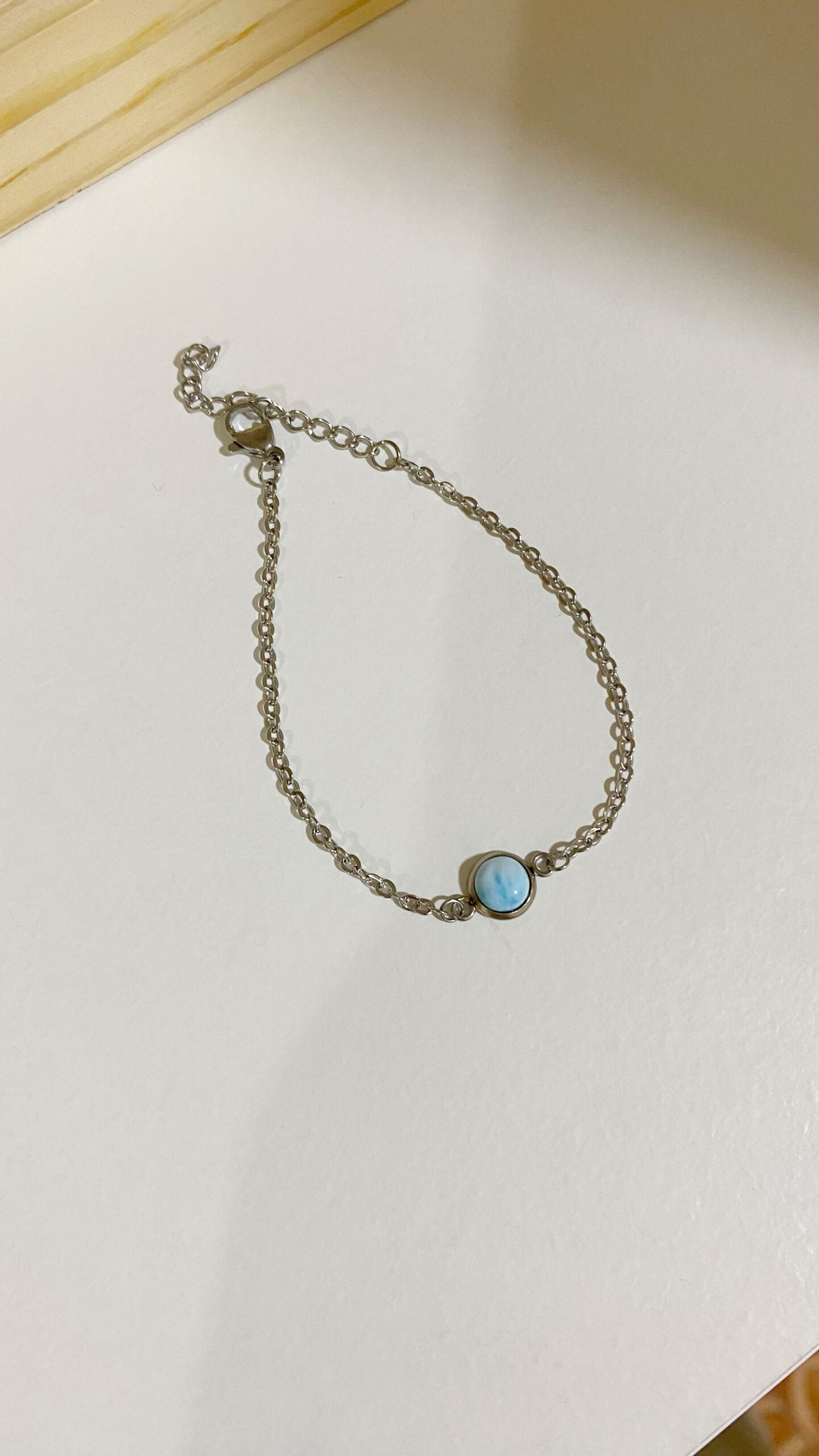 Pulsera con larimar
