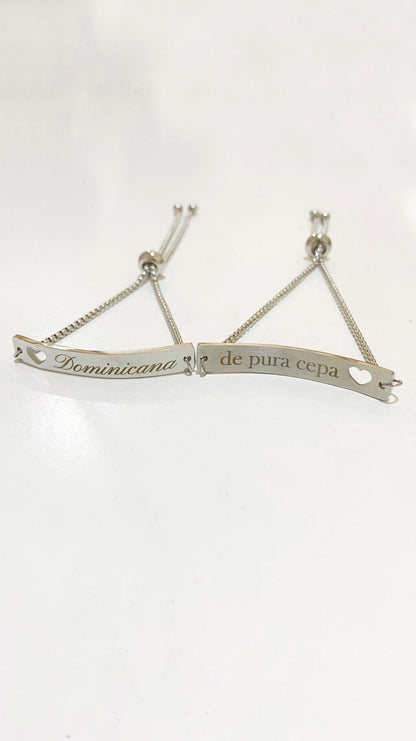 Pulsera "Dominicana de pura cepa"